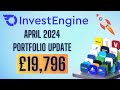 Investengine portfolio update  stocks  shares isa  april 2024