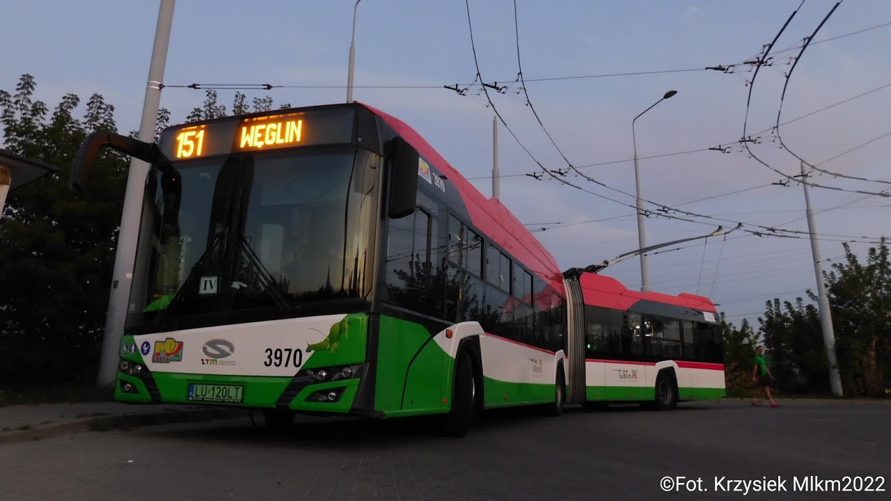 [Cała trasa: Linia 151 WĘGLIN] Solaris Trollino18M IV MPK Lublin 