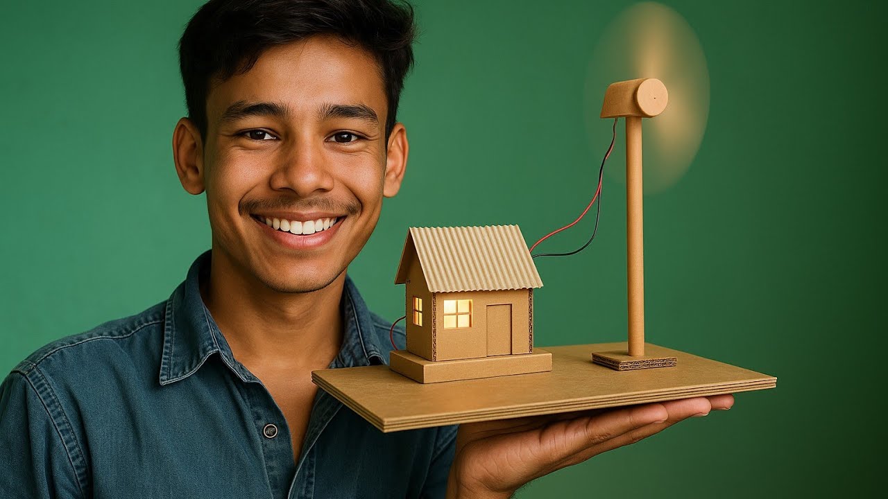 How to make dc motor fan at home | How to make wind turbine from cardboard | dc motor used free 