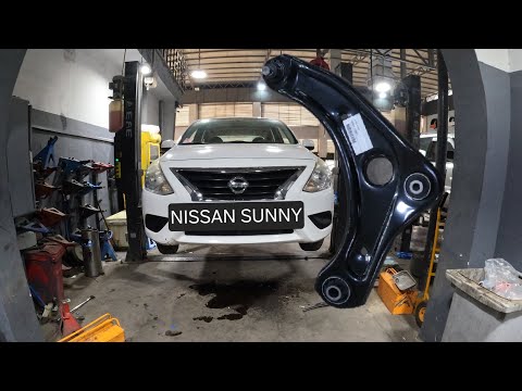 استبدال ذراع التحكم الامامي طبلة كامله مع الطوبه نيسان صني 2010 2024   عزم المسامير