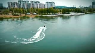 Havospark Mini Jet Boat sailing on rivers and lakes Hoverstar Mini Jet Boat