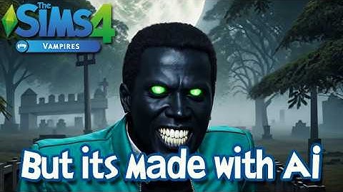 I converted "The Sims 4: Vampires" with AI, and here