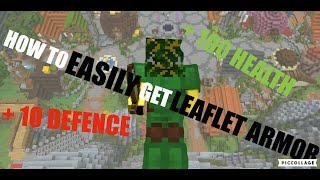 How to EASILY get Leaflet Armor in Skyblock!