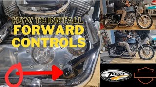 Harley Sporty Forward controls