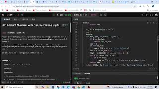 Leetcode 3519. Count Numbers with Non-Decreasing Digits (digit dp)
