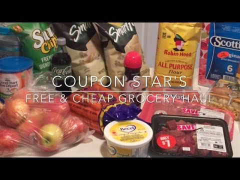 FREE & CHEAP GROCERY HAUL – OCT 21ST 2016 – COUPONING IN CANADA