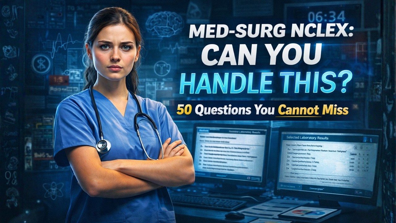 50 вопросов по хирургии и терапии для экзамена NCLEX, которые нельзя пропустить #2026 #образовани...