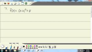College Algebra - Practice Final Exam 1 - Problem 07
