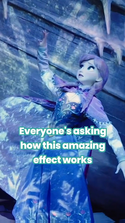 How does the Anna cape effect work at Tokyo DisneySea? 🤯 #disneyparks