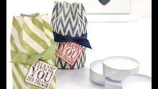 Hexagonal Tea Light Box Tutorial by Stampin' Up! UK Independent Demonstrator Pootles