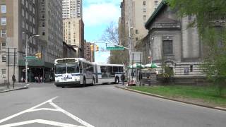 MTA New York City Bus New Flyer D60HF Artic M101 LTD Central Park West W 96th Street