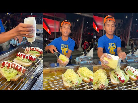 DATING SIKAT NA STREETFOOD VENDOR NA NAG PASIKAT NG OVERLOAD HOTDOG SANDWICH | DIVISORIA STREET FOOD