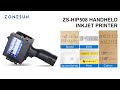 How To Use ZS-HIP508 Handheld Multilingual Inkjet Printing Machine