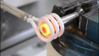 Induction heater--bar end heating