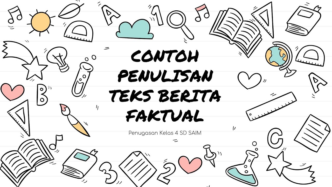 Contoh Penulisan Teks Berita Faktual - YouTube