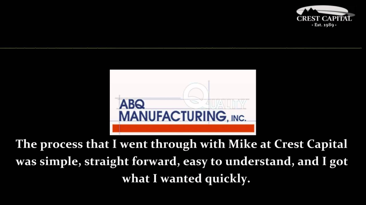 Crest Capital Reviews | Waterjet Cutting Equipment Financing