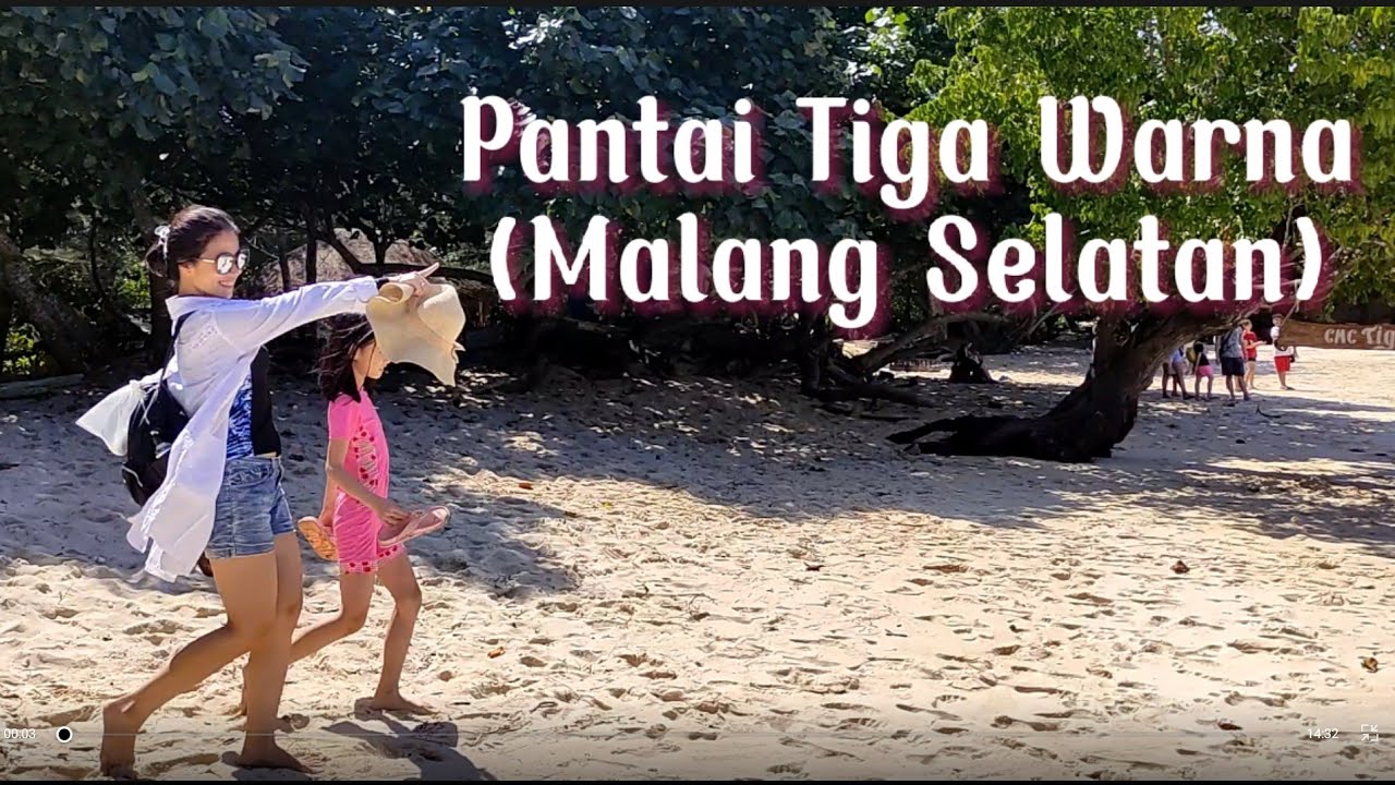 Camping Keluarga di Pantai Gatra dan Pantai Tiga Warna Malang.