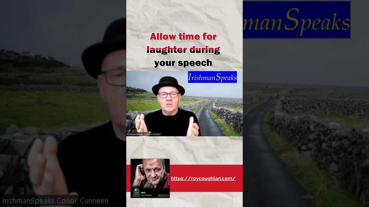 Allow time for laughter during your speech