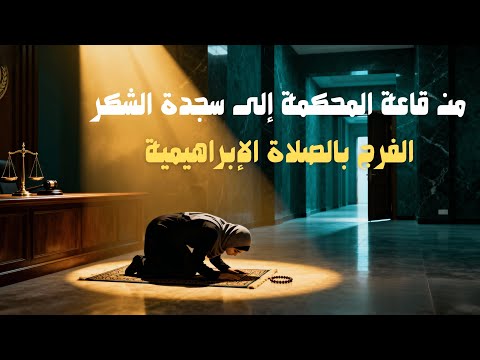 من قاعة المحكمة إلى سجدة الشكر الفرج بالصلاة الإبراهيمية