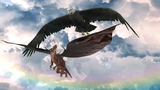 Dragon Vs Eagle | Animation | Compositing