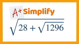 Can you simplify this in 1 min?⚡️ (Nested Radical)