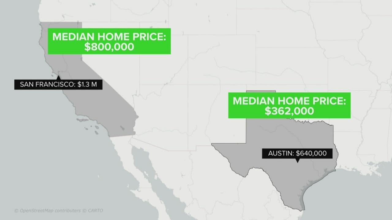 More people move to Texas from California than any other state. But