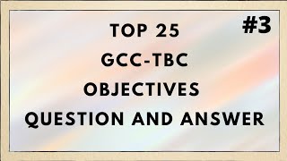 Top 25 GCC-TBC Objectives Questions || Computer Typing || 30 & 40 WPM || Test #3 screenshot 5