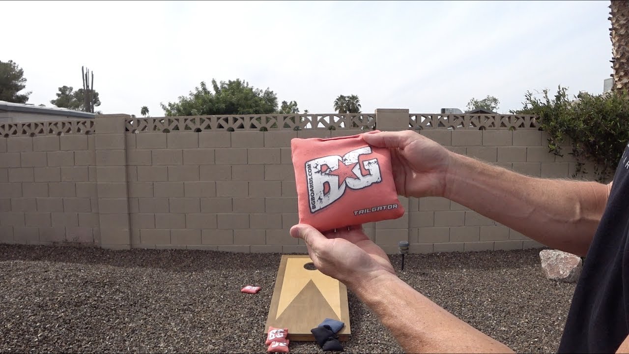 BG Boards Tailgator Cornhole Bag Review YouTube