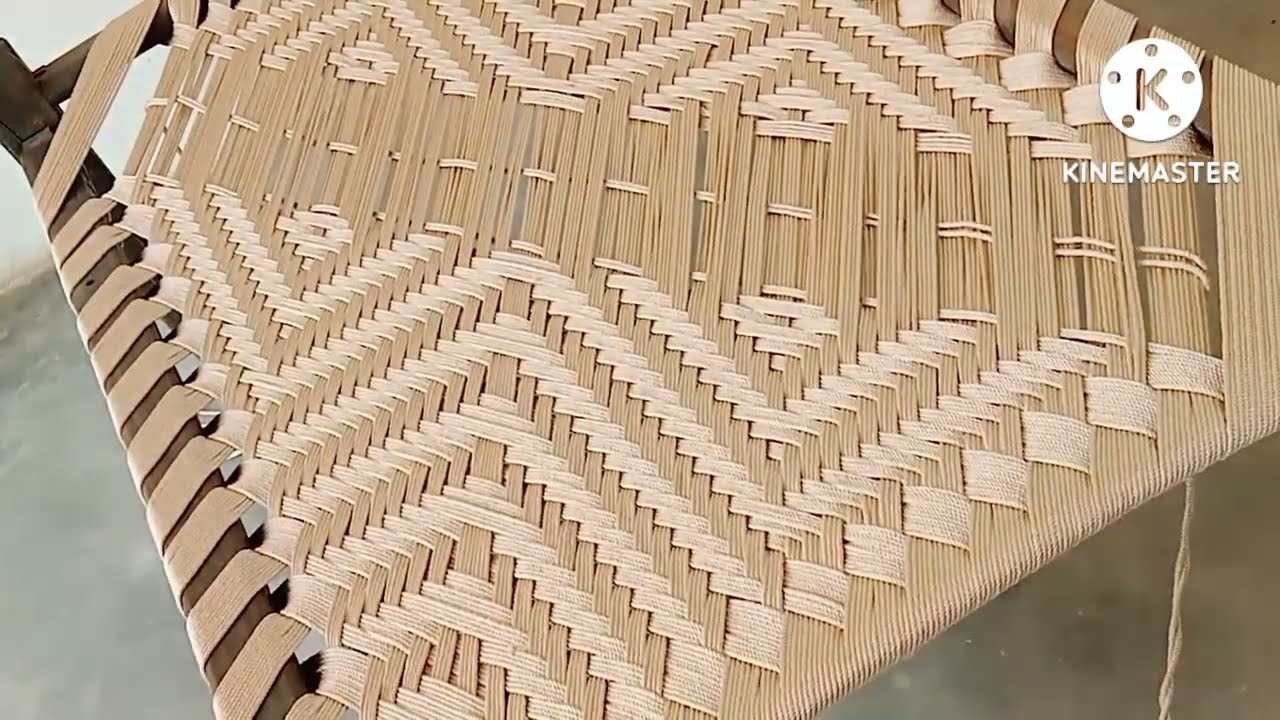 Charpai Ki Bunai || चारपाई की बुनाई ||Charpai Mein Saral Design kaise Banaye|✓|