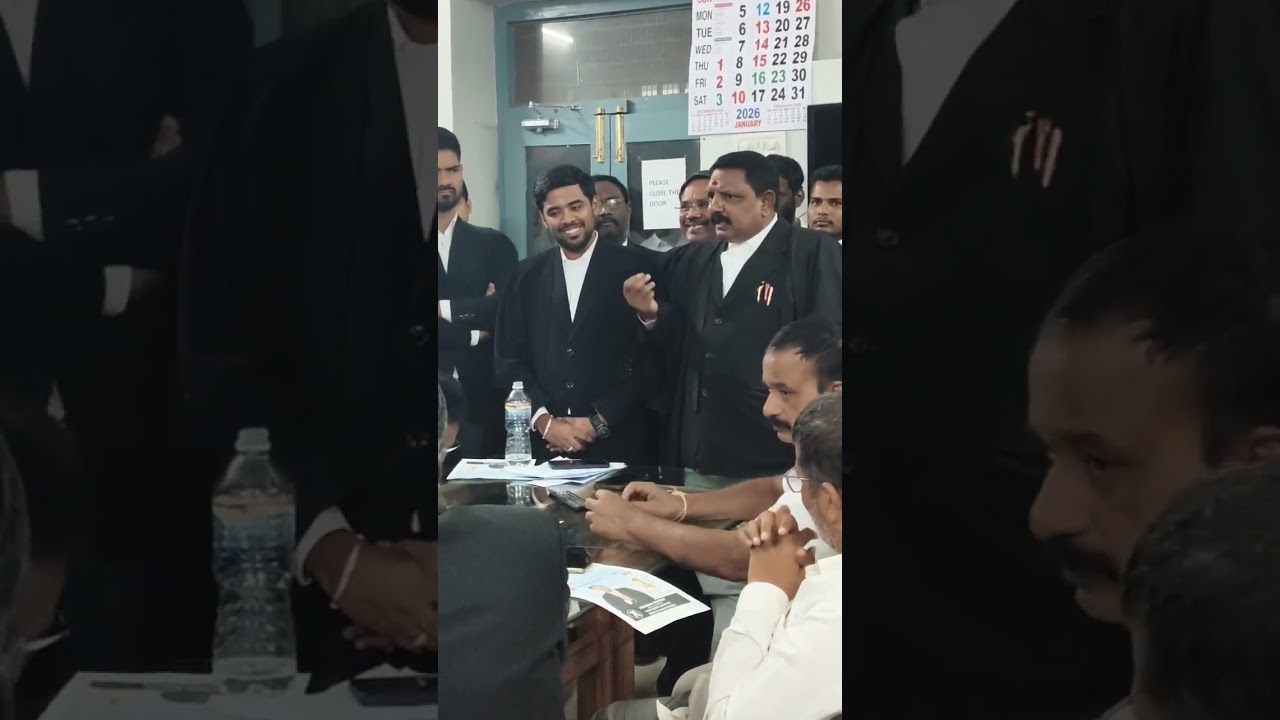 Bar council elections campaign by rapolu Abhinav high court advocate in Karimnagar bar association 