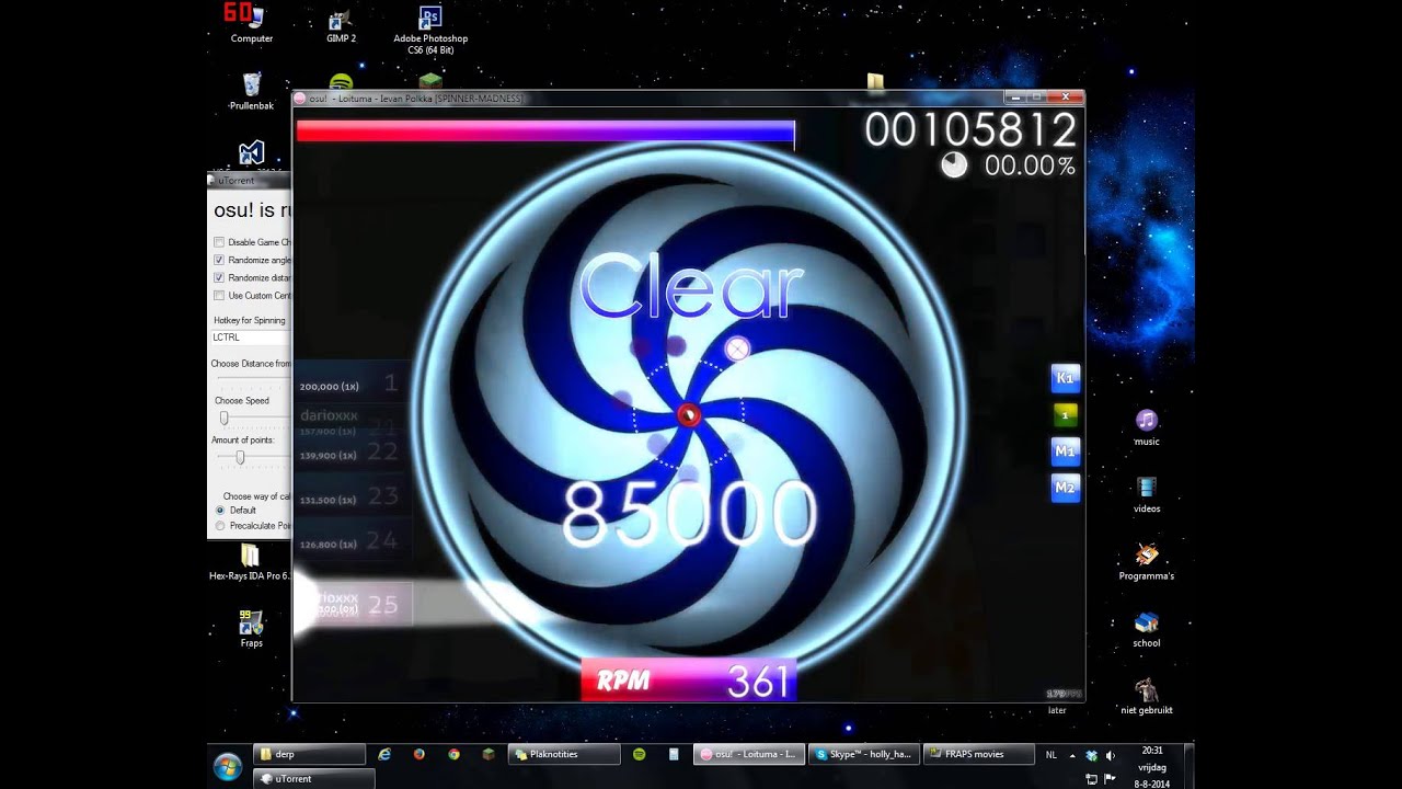 osu!spinner showcase YouTube