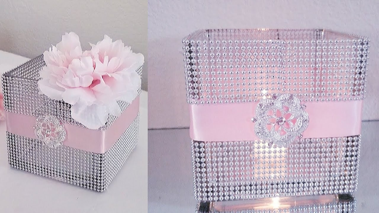 BLING CANDLE HOLDERS & NAPKIN RING DECOR A GLAMOROUS DIY 2018 YouTube