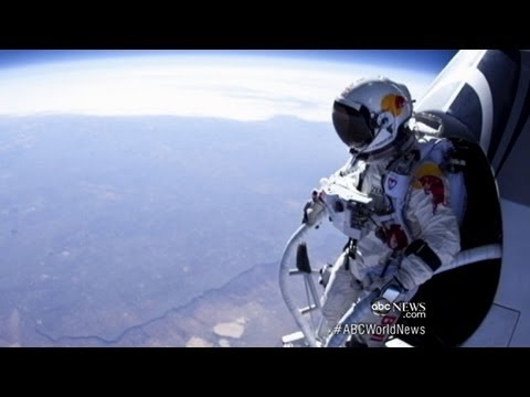 Skydiver Jumps From Edge of Space: Caught on Tape