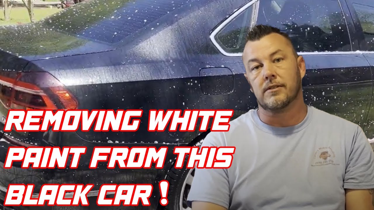 How We Remove White Paint From This Vehicle YouTube