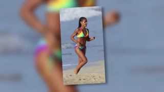 Jada Pinkett Smith Shows Off Her Toned Abs In a Rainbow Bikini