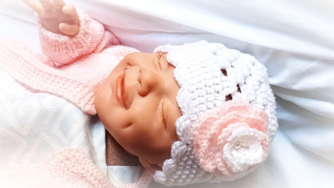 Bonnet bébé naissance au crochet 🧶