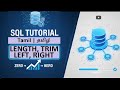 String Function in SQL Tamil | தமிழ் | Explain about LENGTH, TRIM, RIGHT, LEFT Tamil | SQL Tutorial