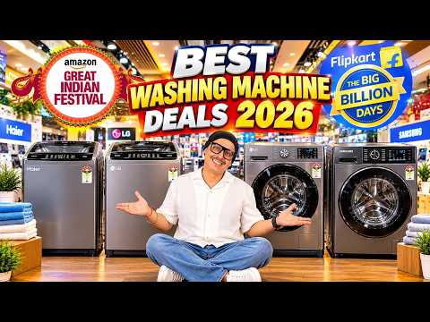 Best Washing Machine Deals 🔥 Amazon Great Indian Festival & Flipkart Big Billion Days Sale