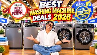 Best Washing Machine Deals 🔥 Amazon Great Indian Festival & Flipkart Big Billion Days Sale