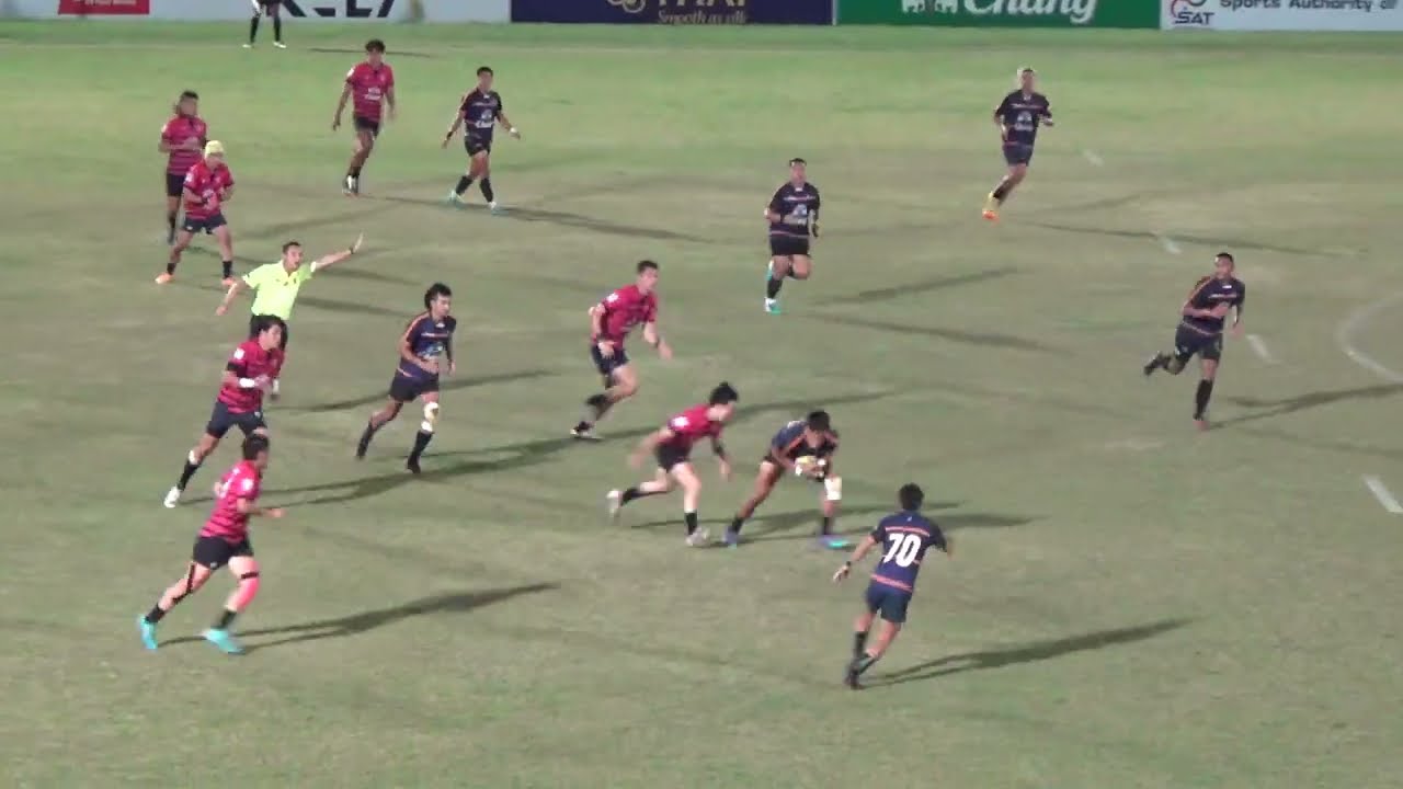 Final จุฬาลงกรณ์ vs มหาวิทยาลัยกรุงเทพ Thailand Rugby 7s Championship 2022