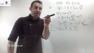 Leaving Cert Higher Level Maths 2021 P1 Q10