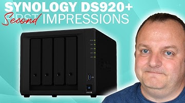 Synology DS920+ unboxing and my first impressions.