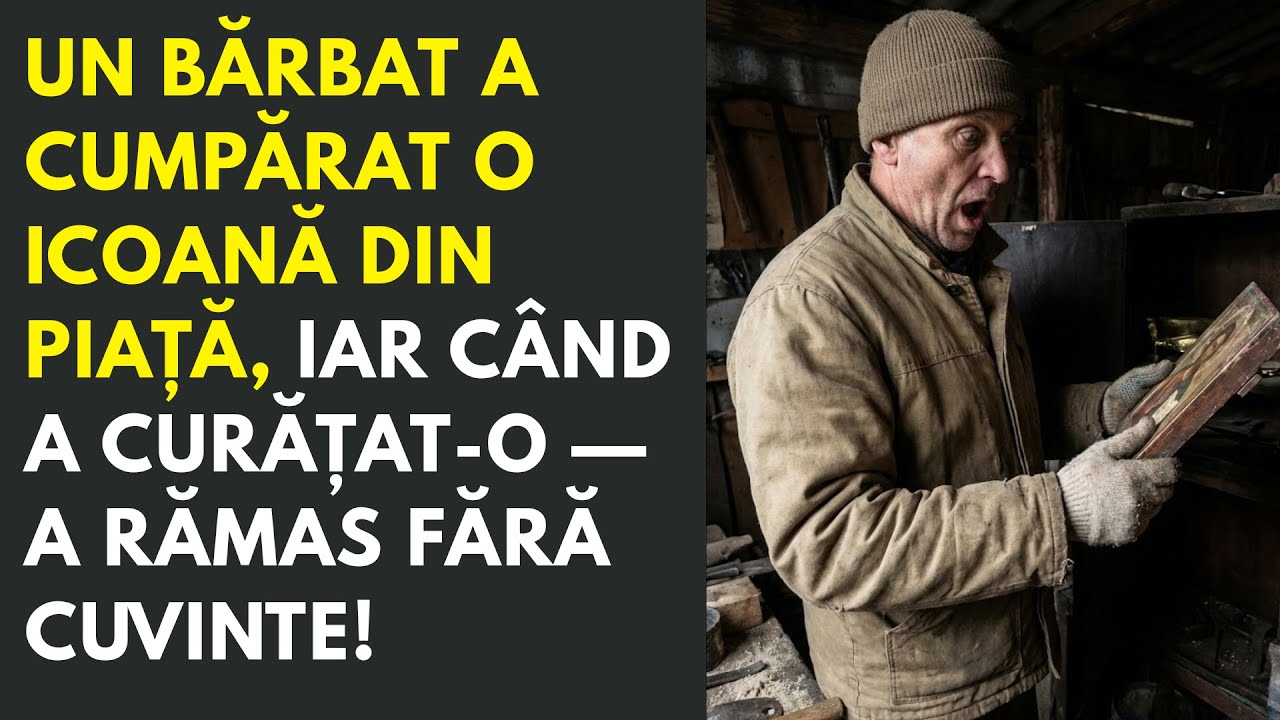 Un bărbat a cumpărat o icoană din piață, iar când a curățat-o — a rămas fără cuvinte!