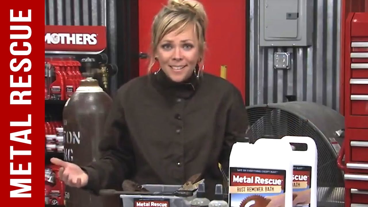How to clean rust using Metal Rescue® Rust Remover Bath: All Girls Garage