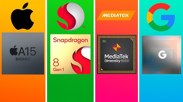 Apple A15 vs Snapdragon 8 Gen. 1 vs Tensor vs Dimensity 9000