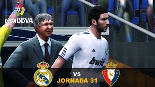 PES 2011 - Liga BBVA: Real Madrid C.F. vs. C.A. Osasuna (Partido 31)