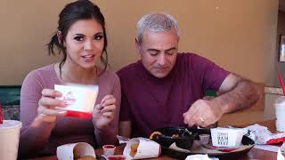 Steph Pappas Arby's Mukbang W/Dad