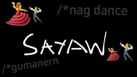 My part in Sayaw hosted by siorlanito.