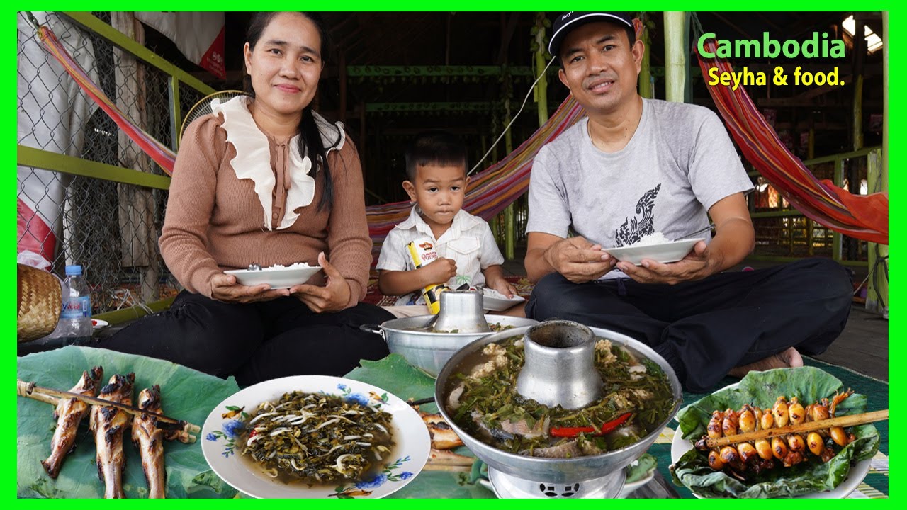 How to Lunch At Kean Svay Resort! Street Food In Kean Svay! Food Place Tour Near Phnom Penh City.