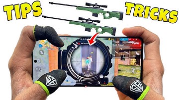 AWM and M82B Sniper tips and tricks fast+accuracy and settings with handcam tutorial